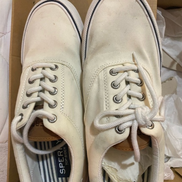 Sperry striper white size 10.5 - Picture 3 of 3